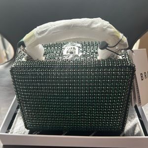 Brandon Blackwood Mini Kendrick Trunk Green Rhinestone NWT